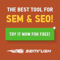 SEMRush (безкоштовна пробна версія)