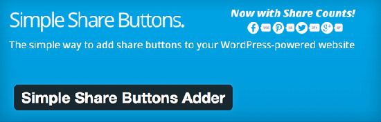 Плагины WordPress для публикации в социальных сетях -   Простой общий доступ к кнопкам