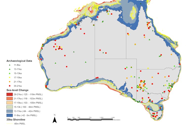 Потенциальное воздействие этих прошлых изменений уровня моря на аборигенное население и общество долгое время было предметом спекуляций археологов и историков